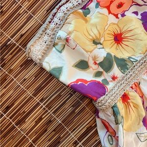 🌺 Tropical Strapless Dress by Cynthia Steffe